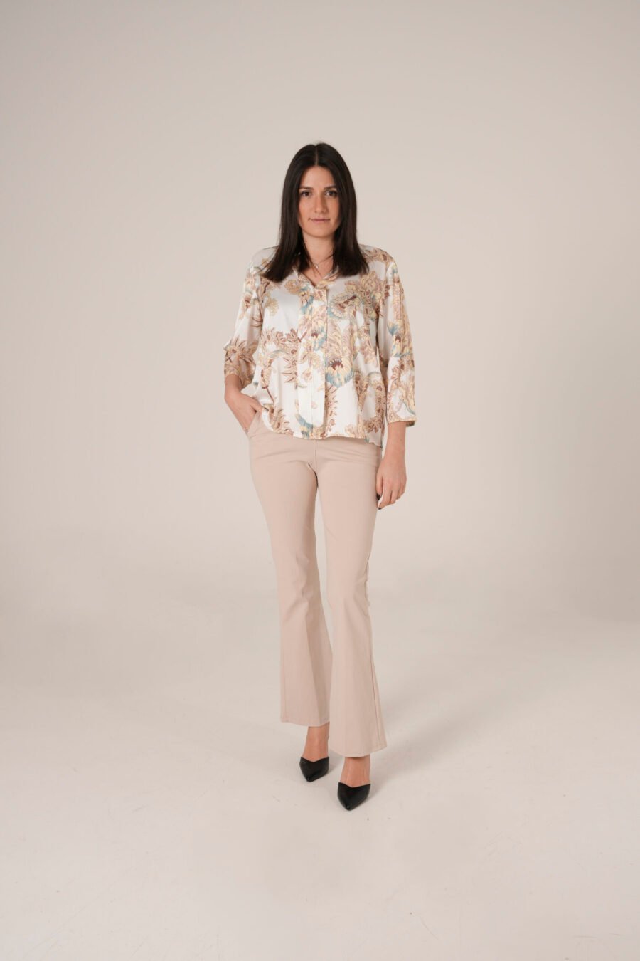 Pantaloni Eleganti a Zampa