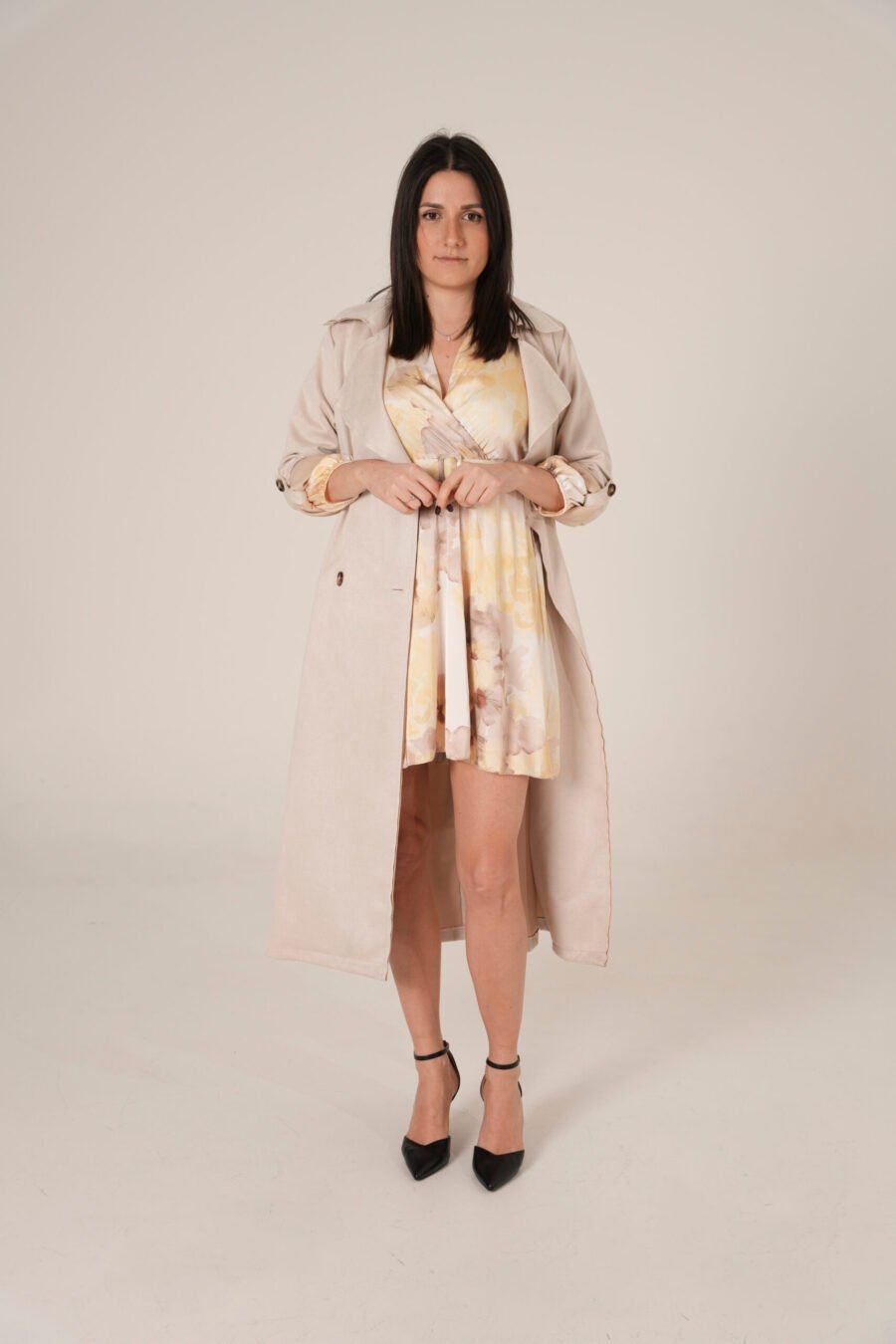 Trench Lungo Beige
