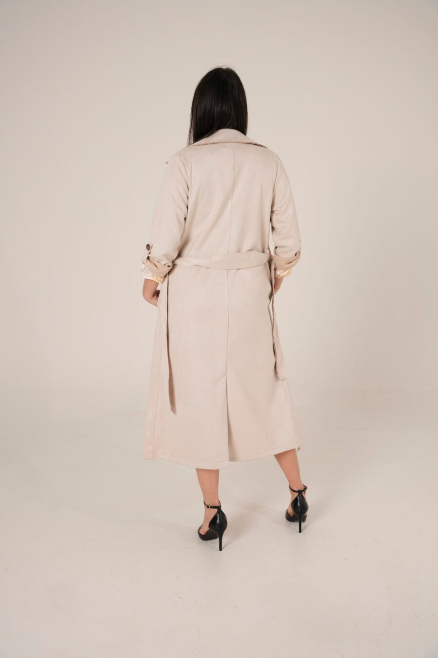 Trench Lungo Beige - immagine 3