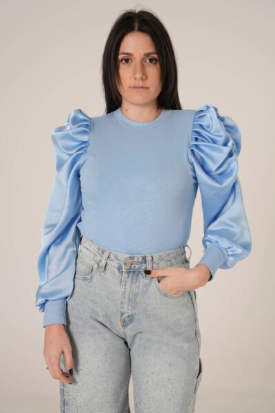 Maglia con Maniche a Palloncino