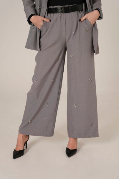 Pantalone Elegante con Decorazioni