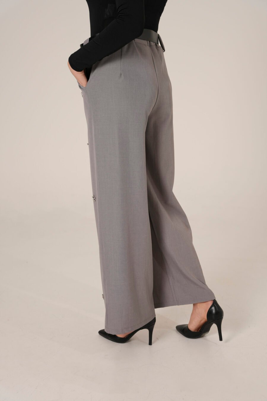 Pantalone Elegante con Decorazioni - immagine 2