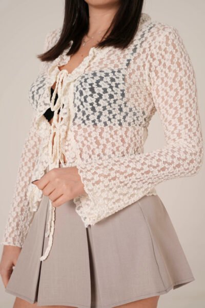 Camicia in Pizzo con Laccetti