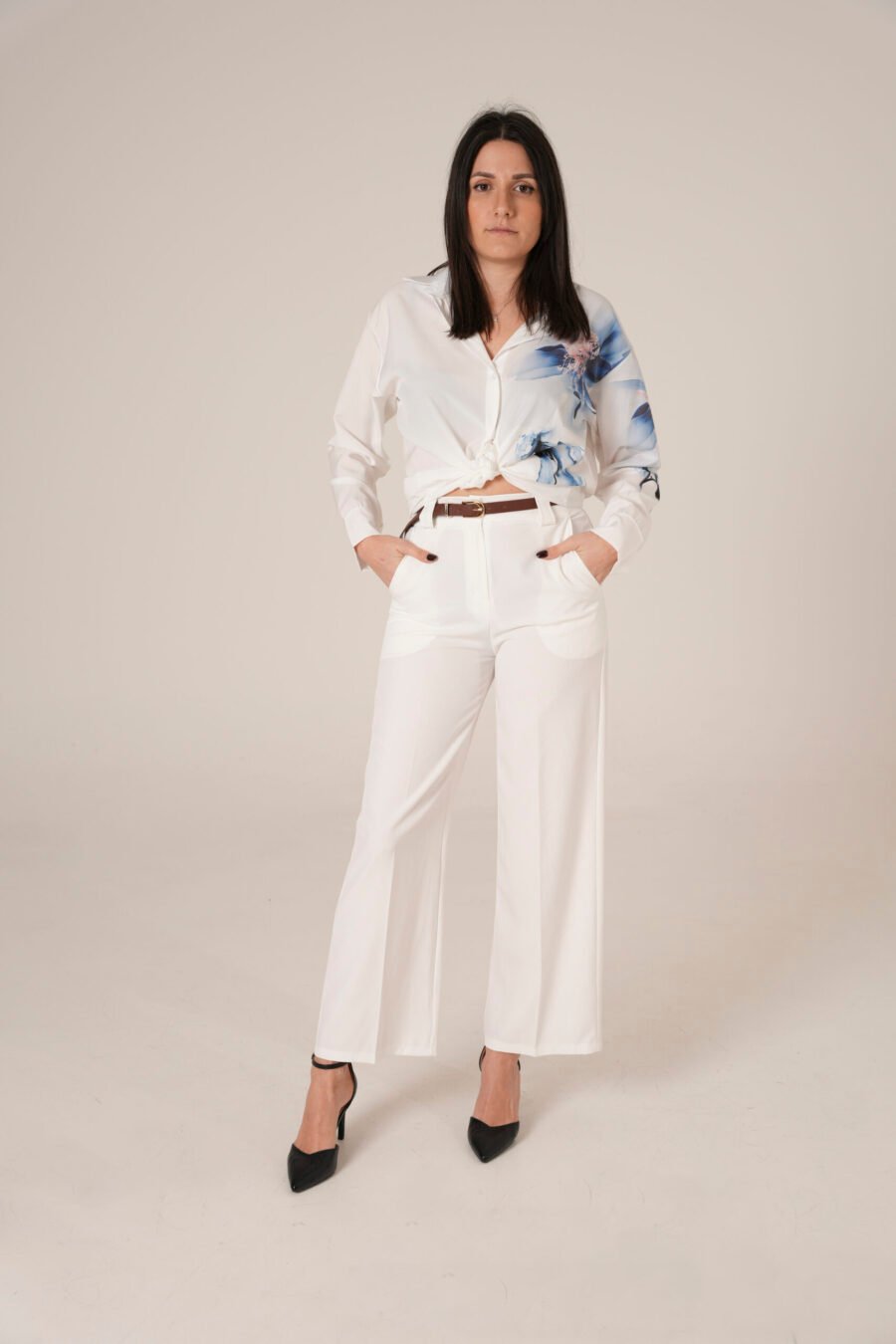 Pantalone Elegante a Gamba Dritta - immagine 3